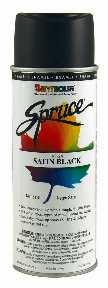SEYMOUR PAINT 98-24 Spruce General Use Semi-Gloss Black SEYMOUR PAINT 98-24