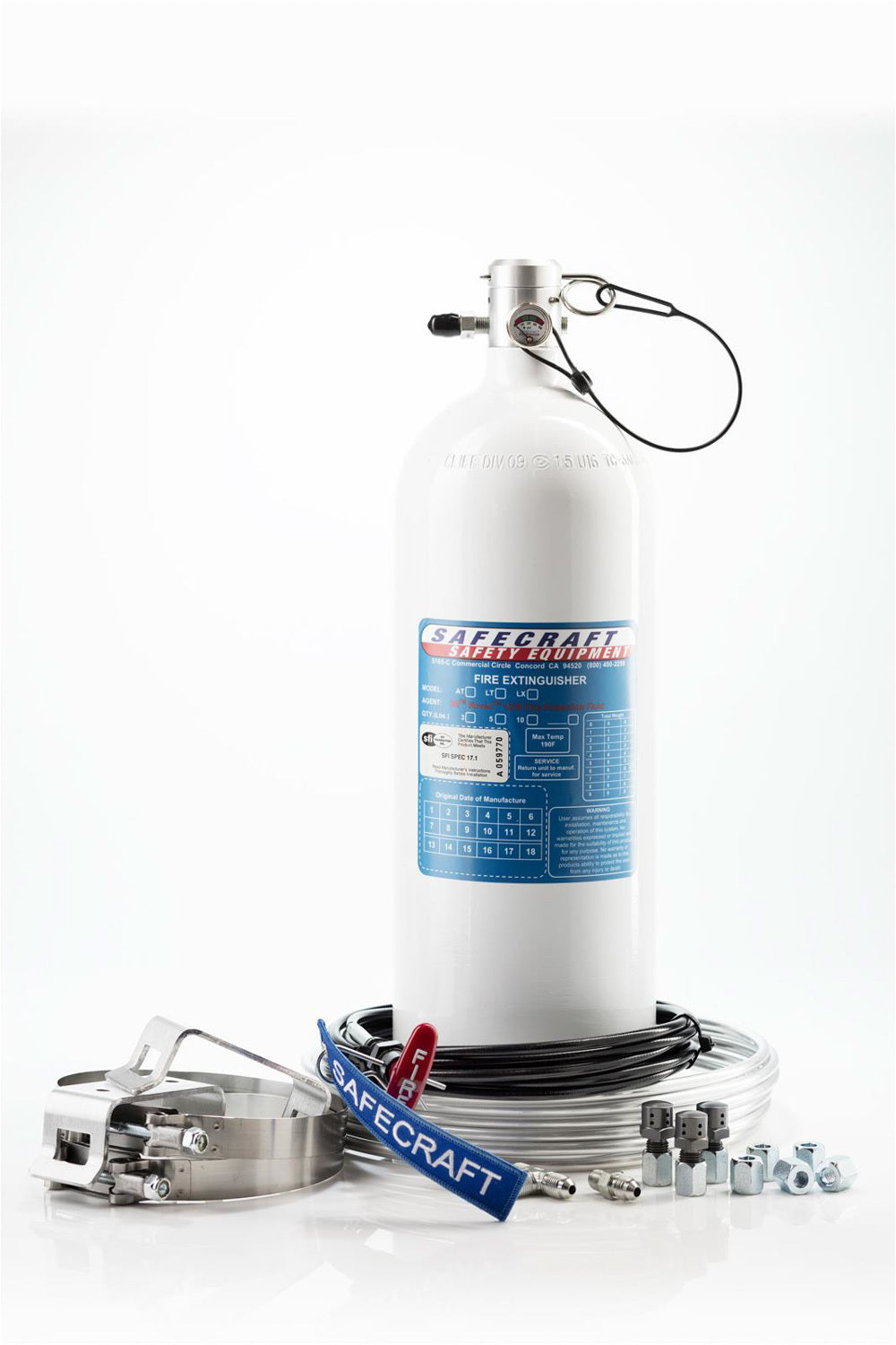 Safecraft Equipment LT10JAA 10lb Fire System Pull Cable Fluoro FS Safecraft Equipment LT10JAA