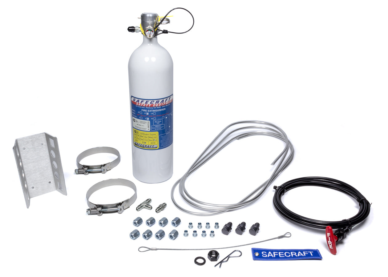 Safecraft Equipment LT5JAA Fire System 5lb FluoroFS Pull Cable SFI C/T Safecraft Equipment LT5JAA