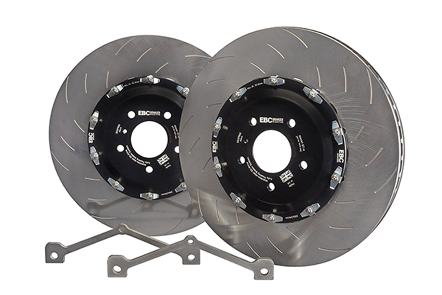 EBC Brakes Racing SG2F015OS Floating SD Rotor Conversion Complete Assembly EBC Brakes Racing SG2F015OS