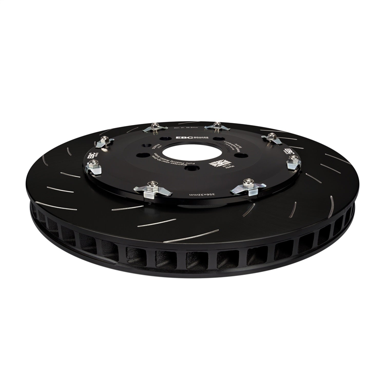 EBC Brakes Racing SG2F018 Floating SD Rotor OE Replacement Complete Assembly; Rear; 2 pc.; EBC Brakes Racing SG2F018