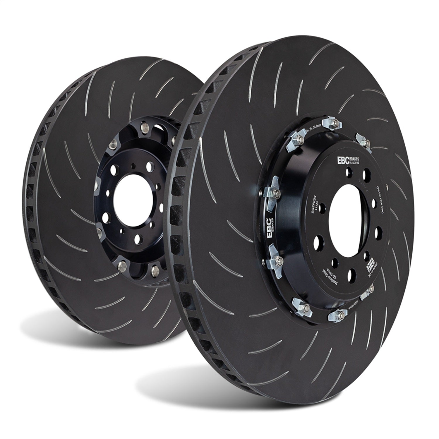 EBC Brakes Racing SG2F025 Floating SD Rotor OE Replacement Complete Assembly EBC Brakes Racing SG2F025