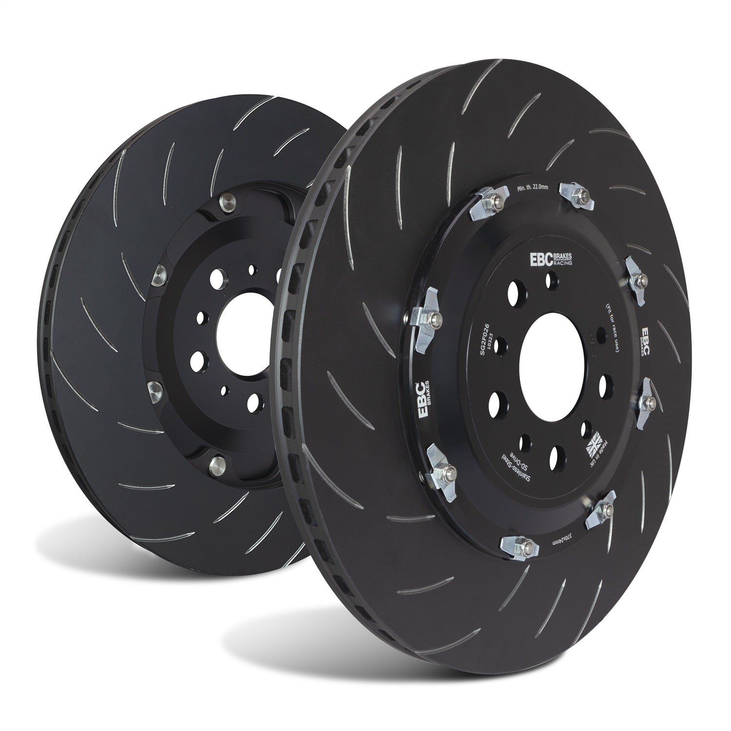 EBC Brakes Racing SG2F026 Floating SD Rotor OE Replacement Complete Assembly EBC Brakes Racing SG2F026