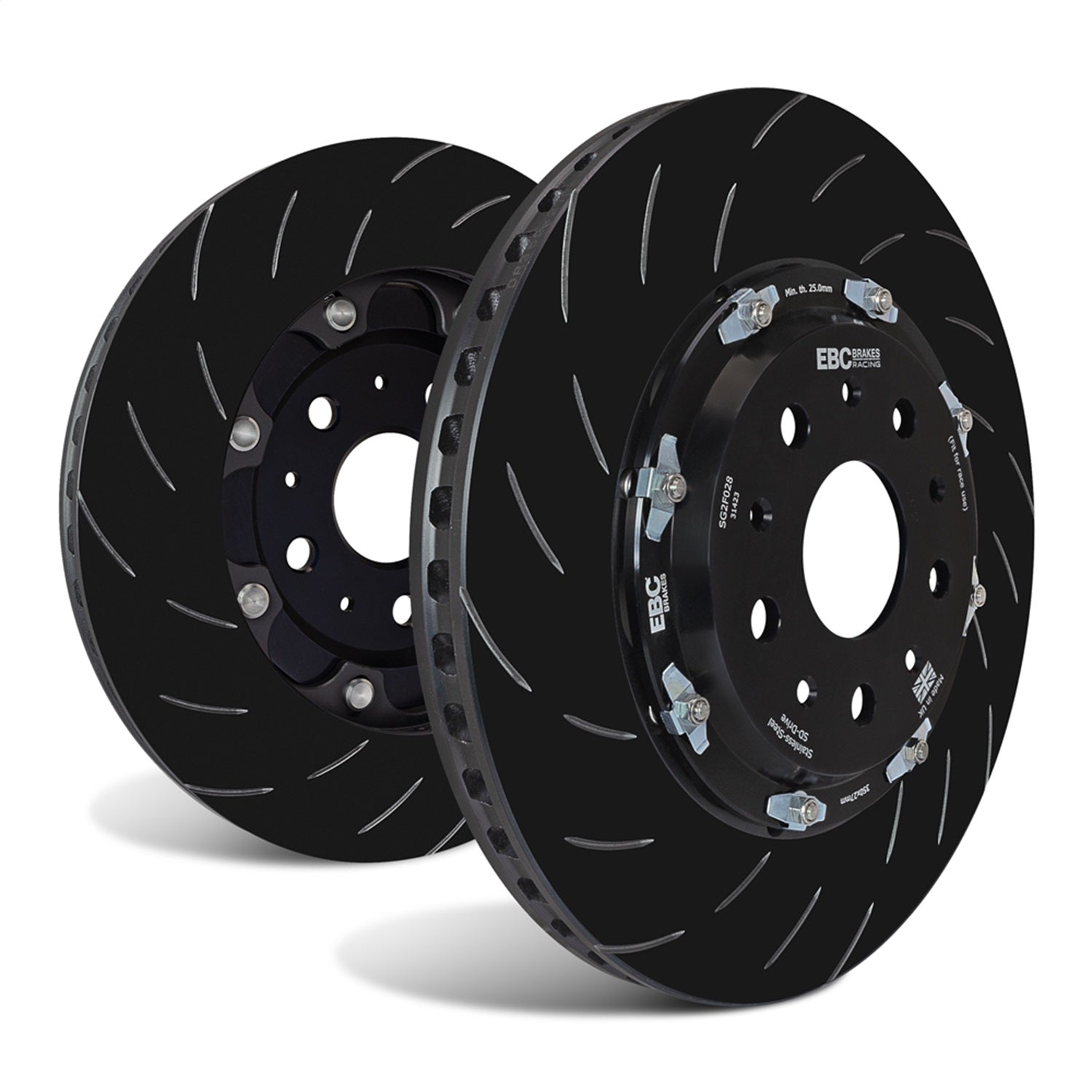 EBC Brakes Racing SG2F028 Floating SD Rotor OE Replacement Complete Assembly EBC Brakes Racing SG2F028