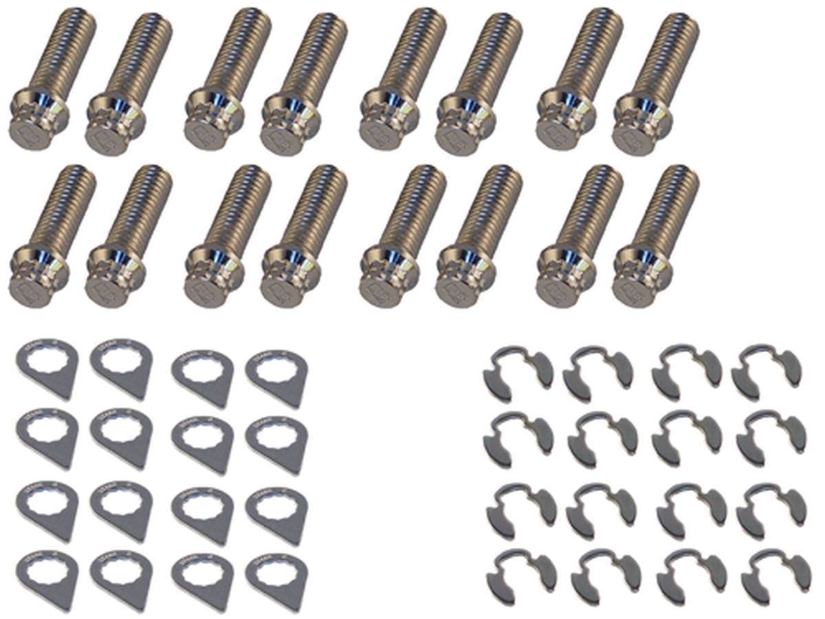 Stage 8 8913B Header Bolt Kit - 12pt. 3/8-16 x 1-1/4 (16) Stage 8 8913B