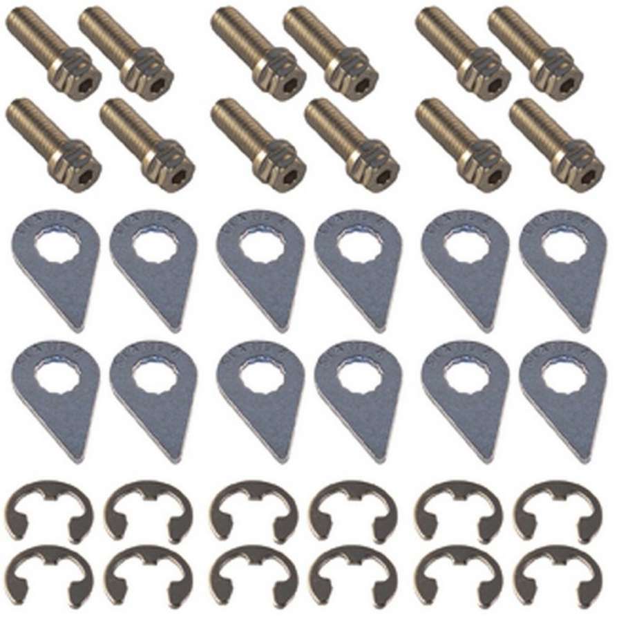 Stage 8 8916A Header Bolt Kit - 6pt. 3/8-16 x 1in (12) Stage 8 8916A
