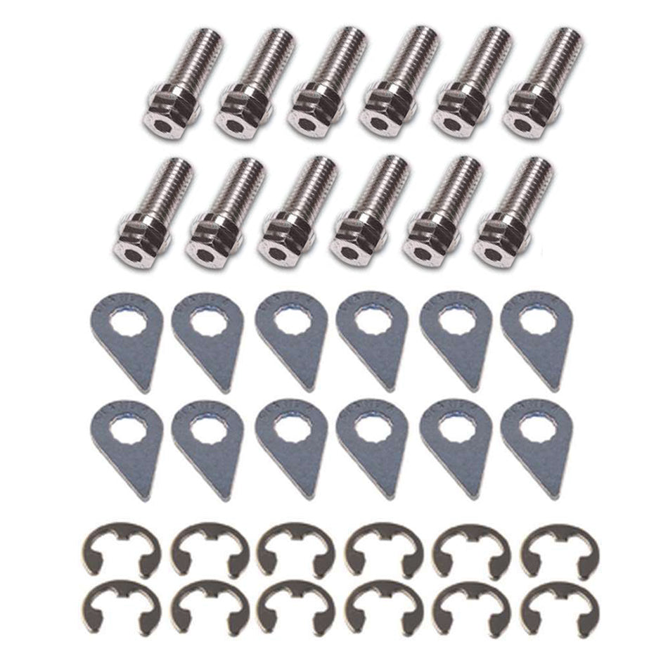 Stage 8 8918S Header Bolt Kit - 6pt. Mixed Sizes (12) Stage 8 8918S