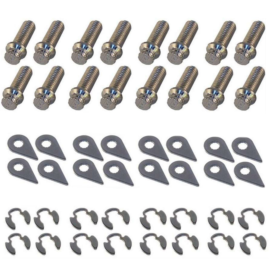 Stage 8 8932 Header Bolt Kit - 12pt. 3/8-16 x 1in (16) Stage 8 8932
