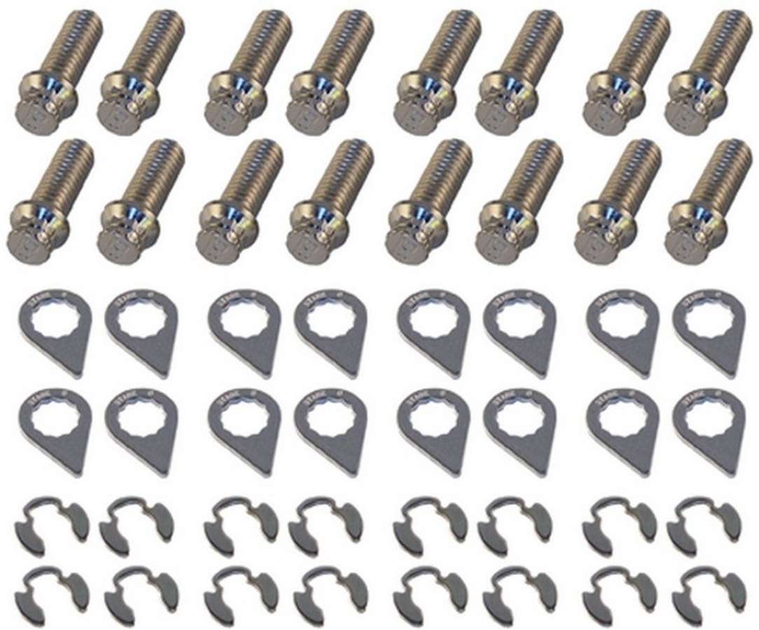 Stage 8 8933 Header Bolt Kit - 12pt. 3/8-16 x 1in (16) Stage 8 8933