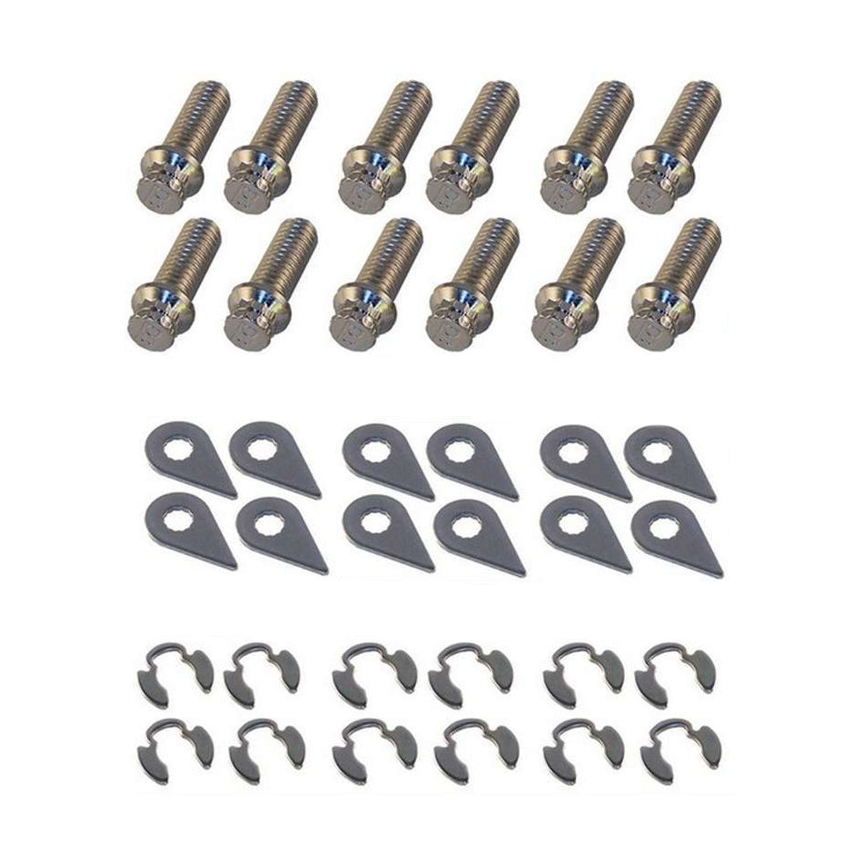 Stage 8 8935 Header Bolt Kit - 12pt. 5/16-18 x 1in (12) Stage 8 8935