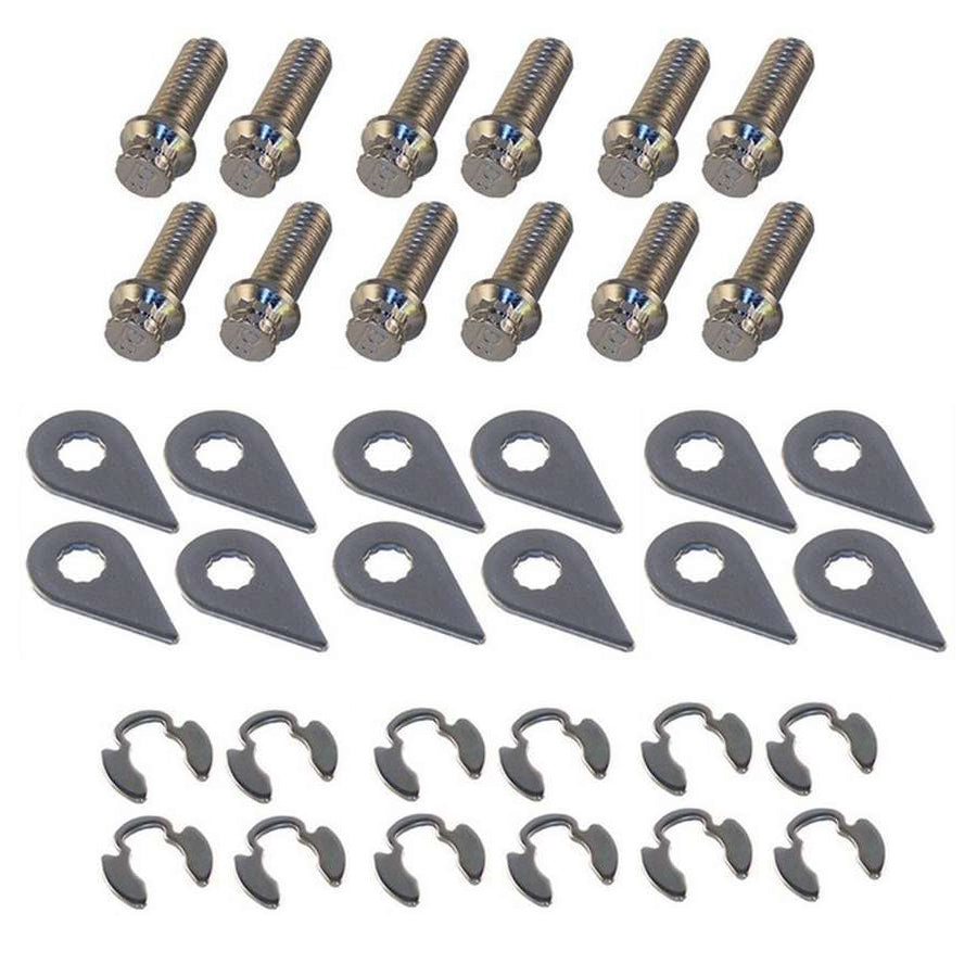 Stage 8 8936 Header Bolt Kit - 12pt. 3/8-16 x 1in (12) Stage 8 8936