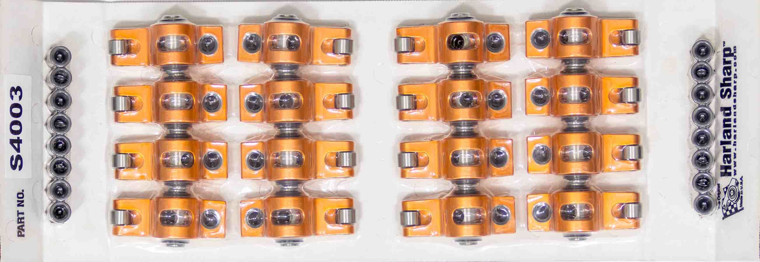 Harland Sharp S4003 SBF Rocker Arms - 1.6 Ratio 3/8 Stud Harland Sharp S4003