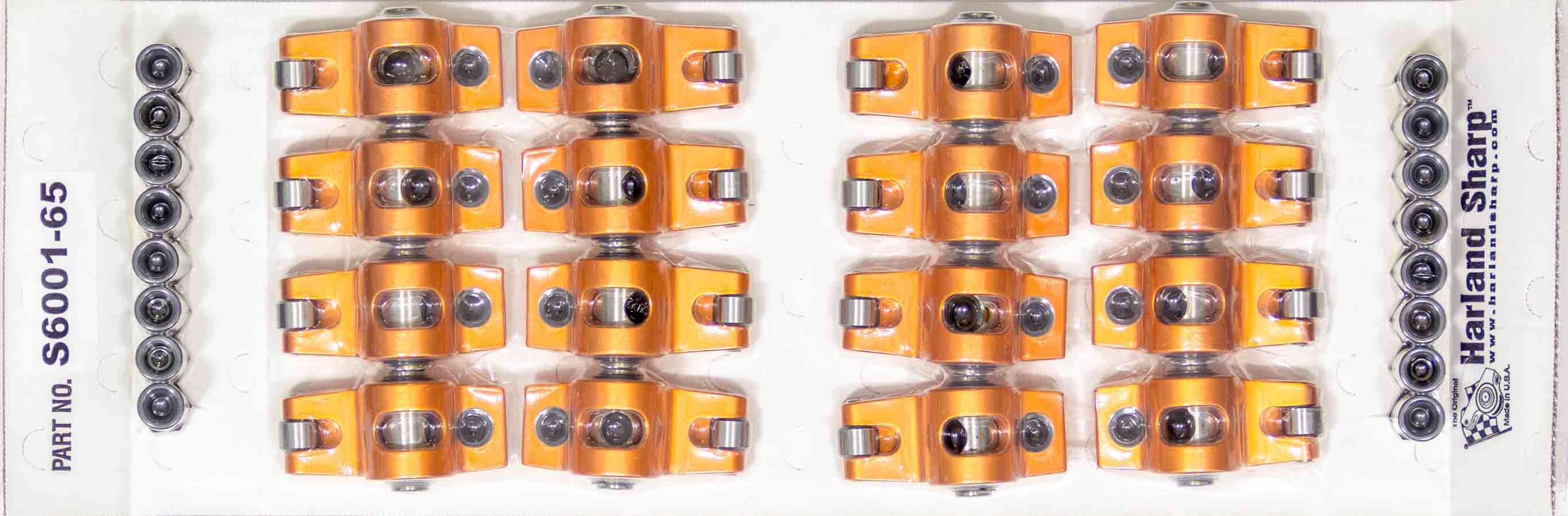 Harland Sharp S6001-65 Pontiac Rocker Arms - 1.65 Ratio 7/16 Stud Harland Sharp S6001-65