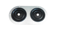 Seals-it GS10032H6 Firewall Grommet 2-Hole 5.750in x 3in .375in ID Seals-it GS10032H6