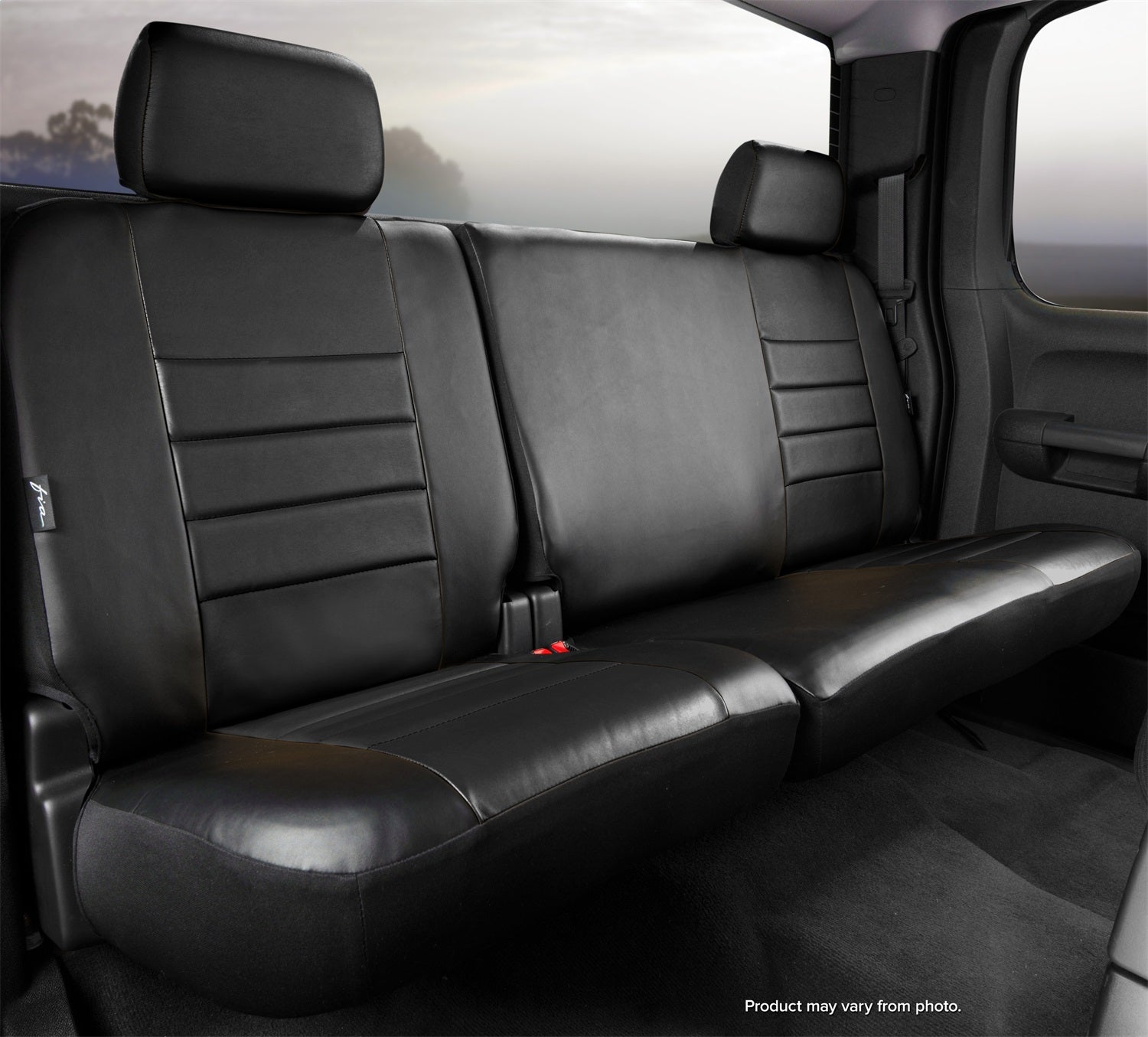 FIA SL62-38 BLK/BLK LeatherLite™ Custom Seat Cover FIA SL62-38 BLK/BLK
