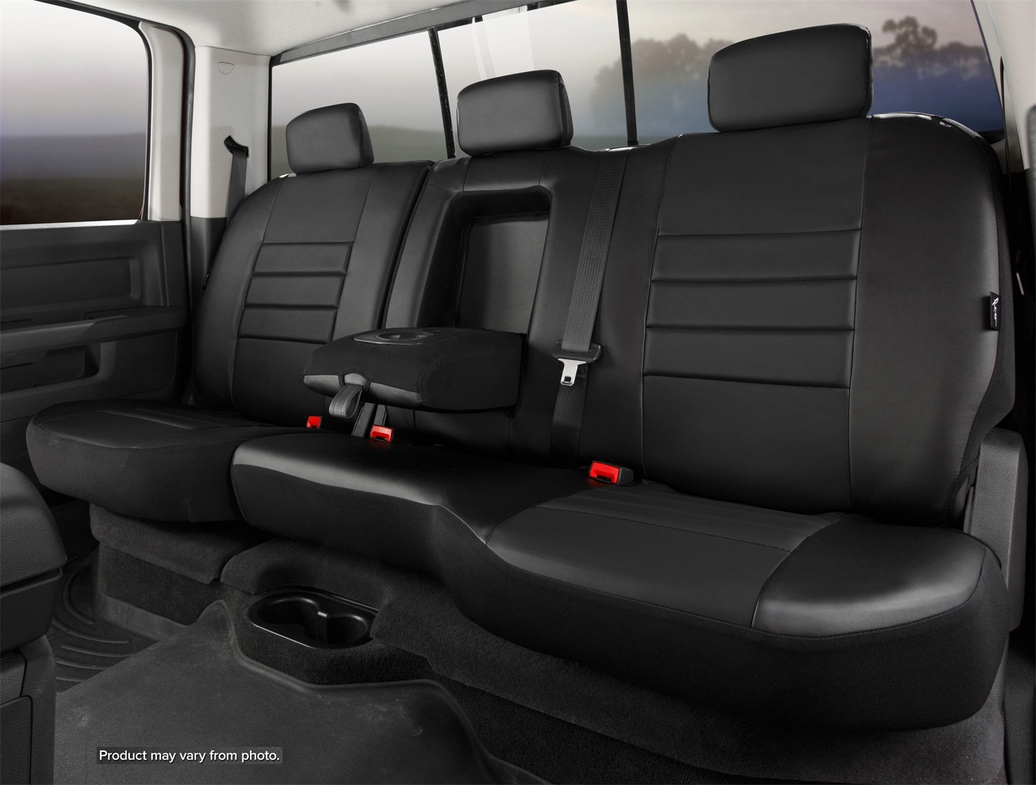 FIA SL62-80 BLK/BLK LeatherLite™ Custom Seat Cover FIA SL62-80 BLK/BLK