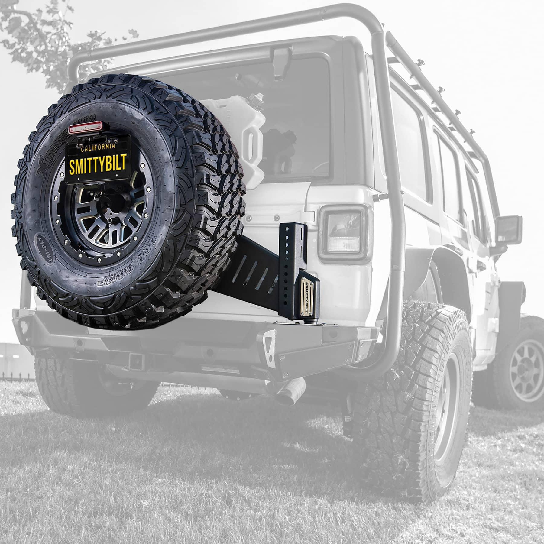 Smittybilt SB77857 XRC GEN3 TIRE CARRIER 18-25 WRANGLER JL Smittybilt SB77857