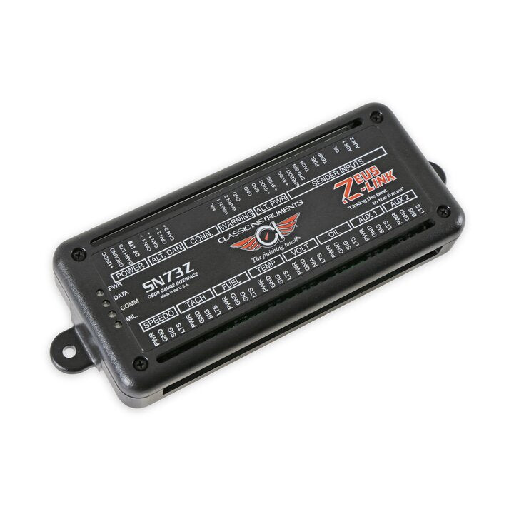 Classic Instruments SN73Z-S1 Compatible with Holley Dominator/HP/Sniper/Terminator/Terminator X ECUs Classic Instruments SN73Z-S1