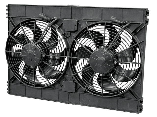 Spal 30102130 + 30130147 (4) Dual 12in Puller Fan Curved Blade 3168 CFM Spal 30102130 + 30130147 (4)