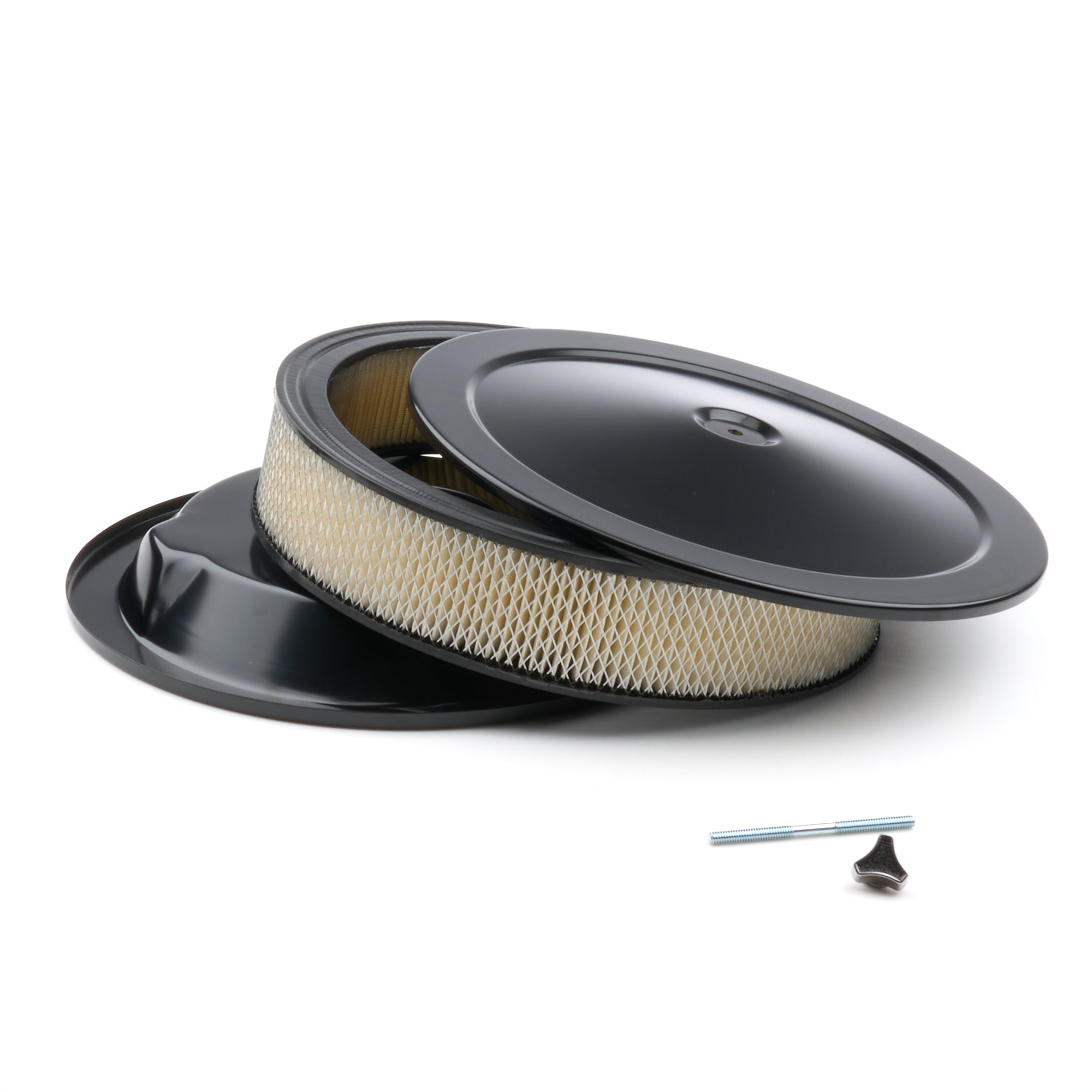 Specialty Products chrome - Archived 4300BK Air Cleaner Kit  14in X 3in with High Dome Top Specialty Products chrome - Archived 4300BK