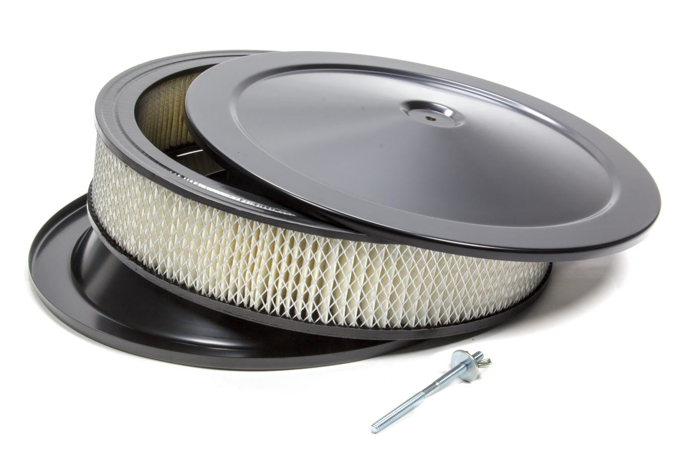 Specialty Products chrome - Archived 4304BK 14x3in Air Cleaner Black Specialty Products chrome - Archived 4304BK