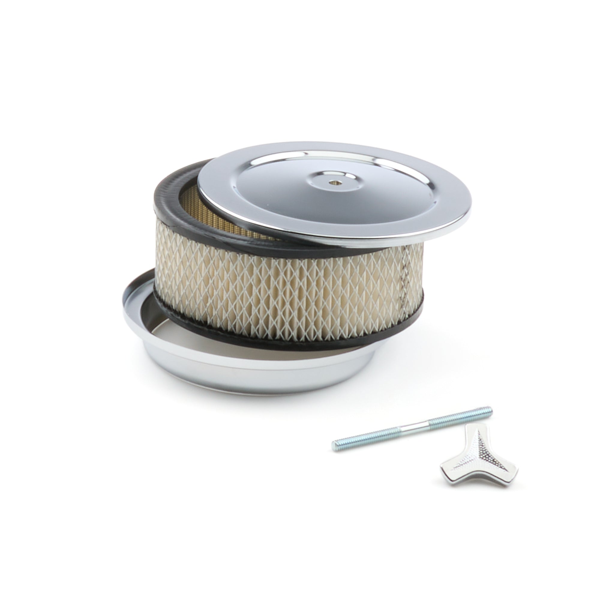 Specialty Products chrome - Archived 4355 6x2 Air Cleaner Kit Raised Base Steel 5 1/8 Specialty Products chrome - Archived 4355