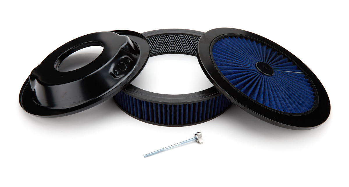Specialty Products chrome - Archived 4391BL Air Cleaner Kit 14 x 3 Recessed Base Specialty Products chrome - Archived 4391BL