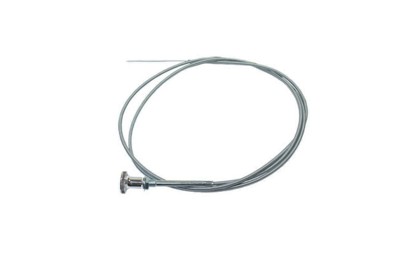 Specialty Products chrome - Archived 6048 Throttle Choke Cable 6ft Braided Stainless Steel Specialty Products chrome - Archived 6048