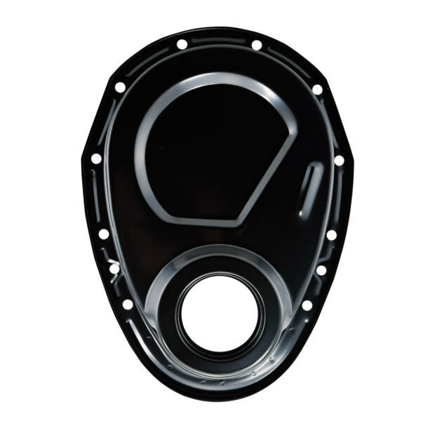 Specialty Products chrome - Archived 7120BK Timing Chain Cover SBC OEM Style Black Steel Specialty Products chrome - Archived 7120BK