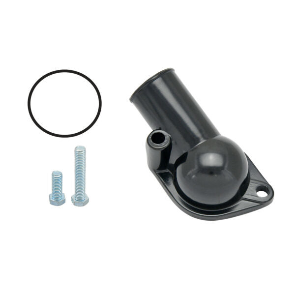 Specialty Products chrome - Archived 7288-OBK Water Neck Black Chevy Angle O-Ring Style Specialty Products chrome - Archived 7288-OBK