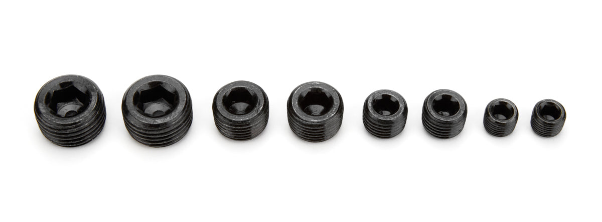 Specialty Products chrome - Archived 8250BK Pipe Plugs Allen Head Black 8Pcs. Specialty Products chrome - Archived 8250BK
