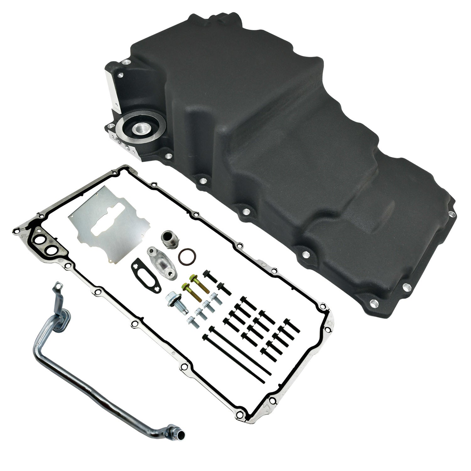 Specialty Products chrome - Archived 8449BK Oil Pan LS Engine Rear Sump Low Profile Specialty Products chrome - Archived 8449BK