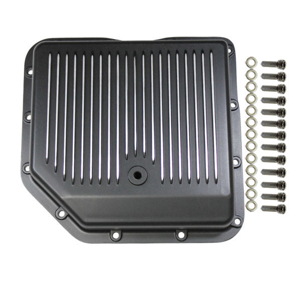 Specialty Products chrome - Archived 8491BK Transmission Pan GM Turb o 350 Finned with Gasket Specialty Products chrome - Archived 8491BK