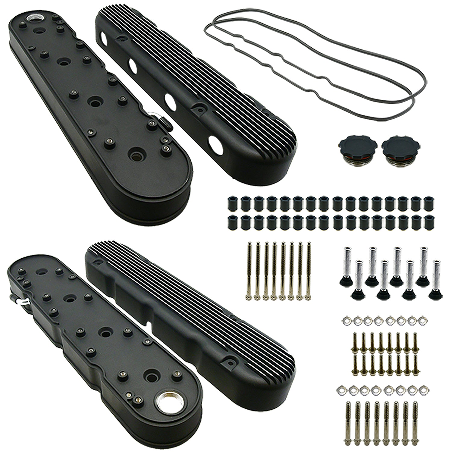 Specialty Products chrome - Archived 8536BK GM LS Engine Valve Cover 2-Piece Tall Specialty Products chrome - Archived 8536BK