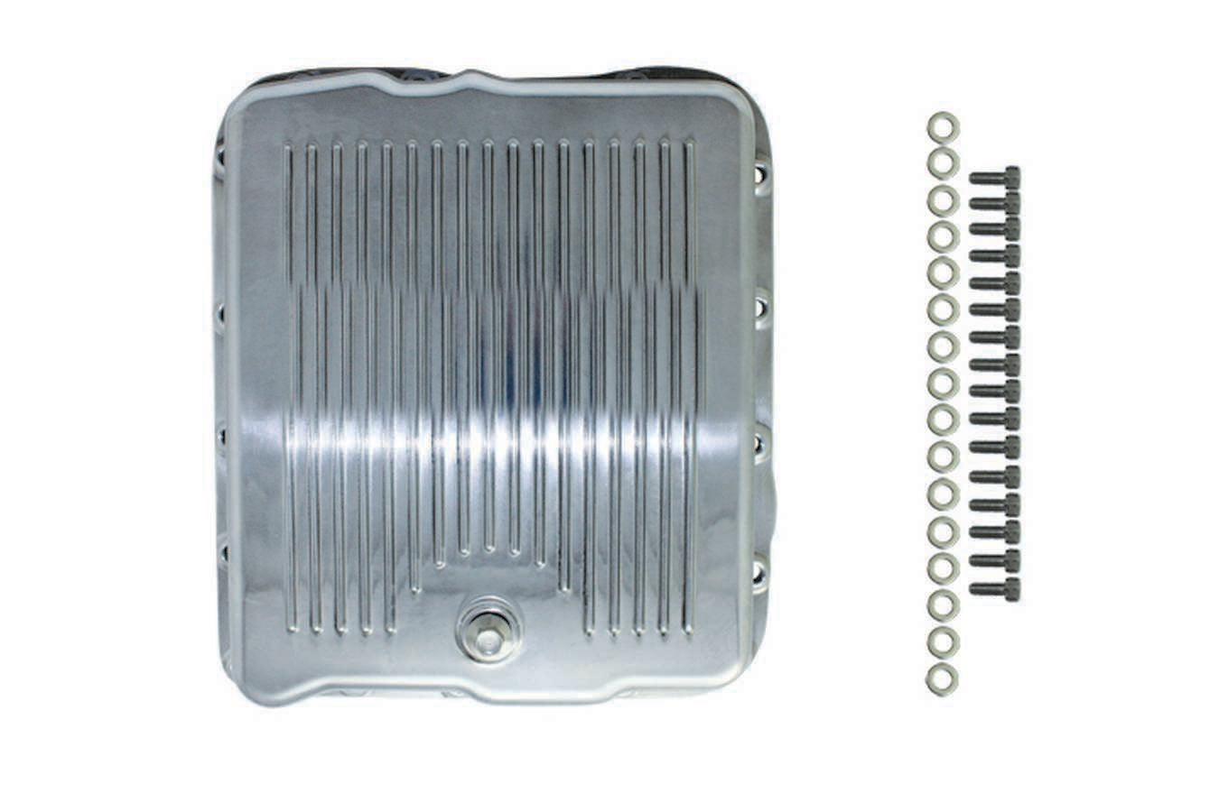 Specialty Products chrome - Archived 8594 Transmission Pan GM 700R 4 Finned with Gasket Specialty Products chrome - Archived 8594