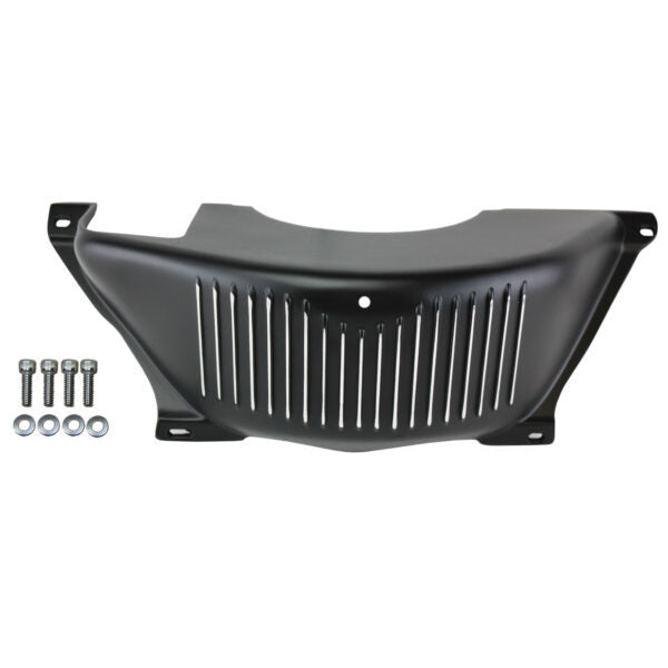 Specialty Products chrome - Archived 8607BK Flywheel Dust Cover GM Turbo 350 Black Aluminum Specialty Products chrome - Archived 8607BK