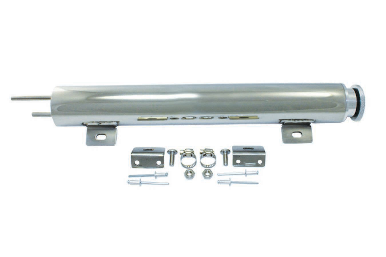 Specialty Products chrome - Archived 9975 Overflow Tank  Radiator 2in x 17in with Hardware Specialty Products chrome - Archived 9975