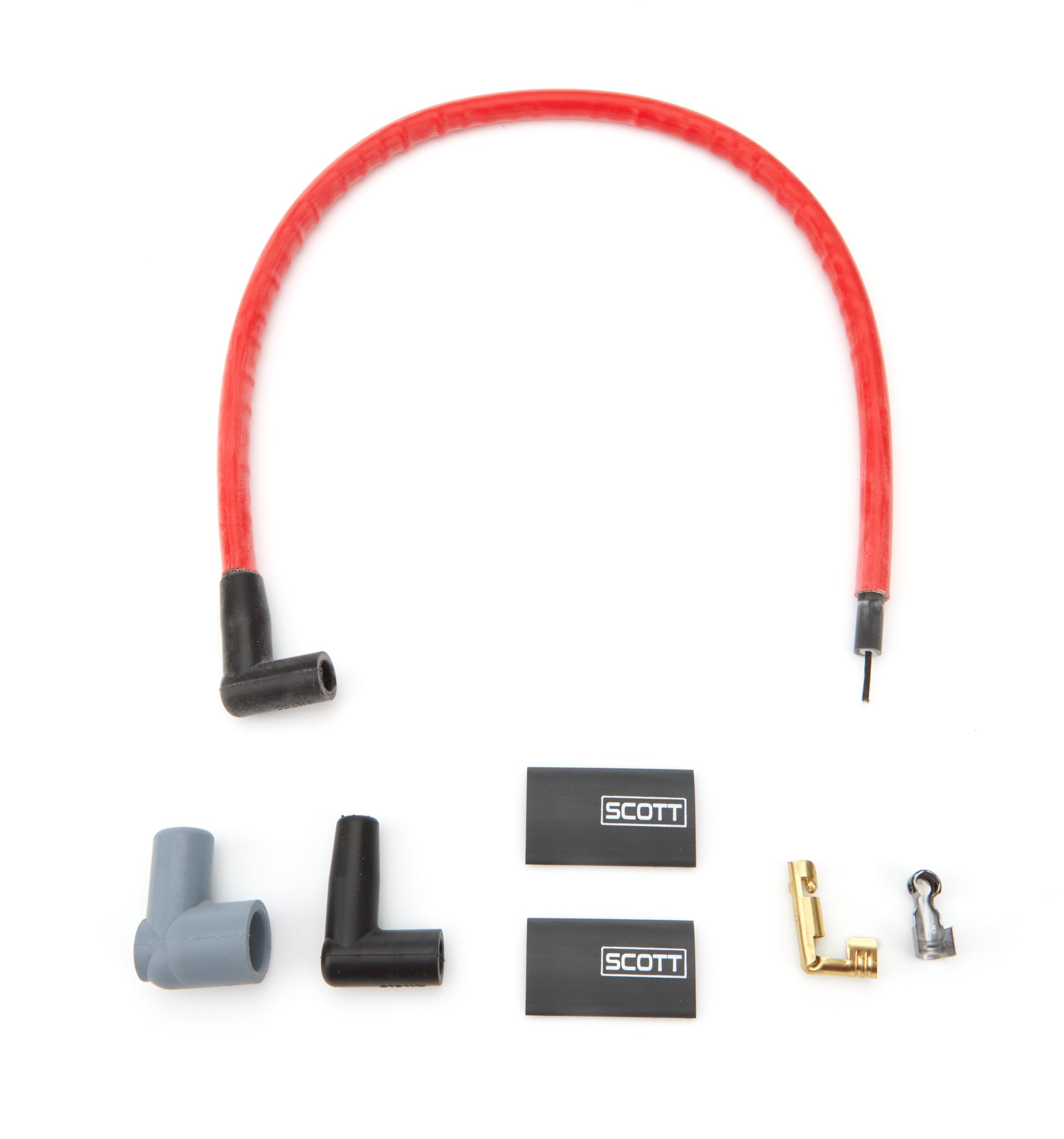 scott performance wire CH-CW24-2 24in Coil Wire Kit - Red scott performance wire CH-CW24-2