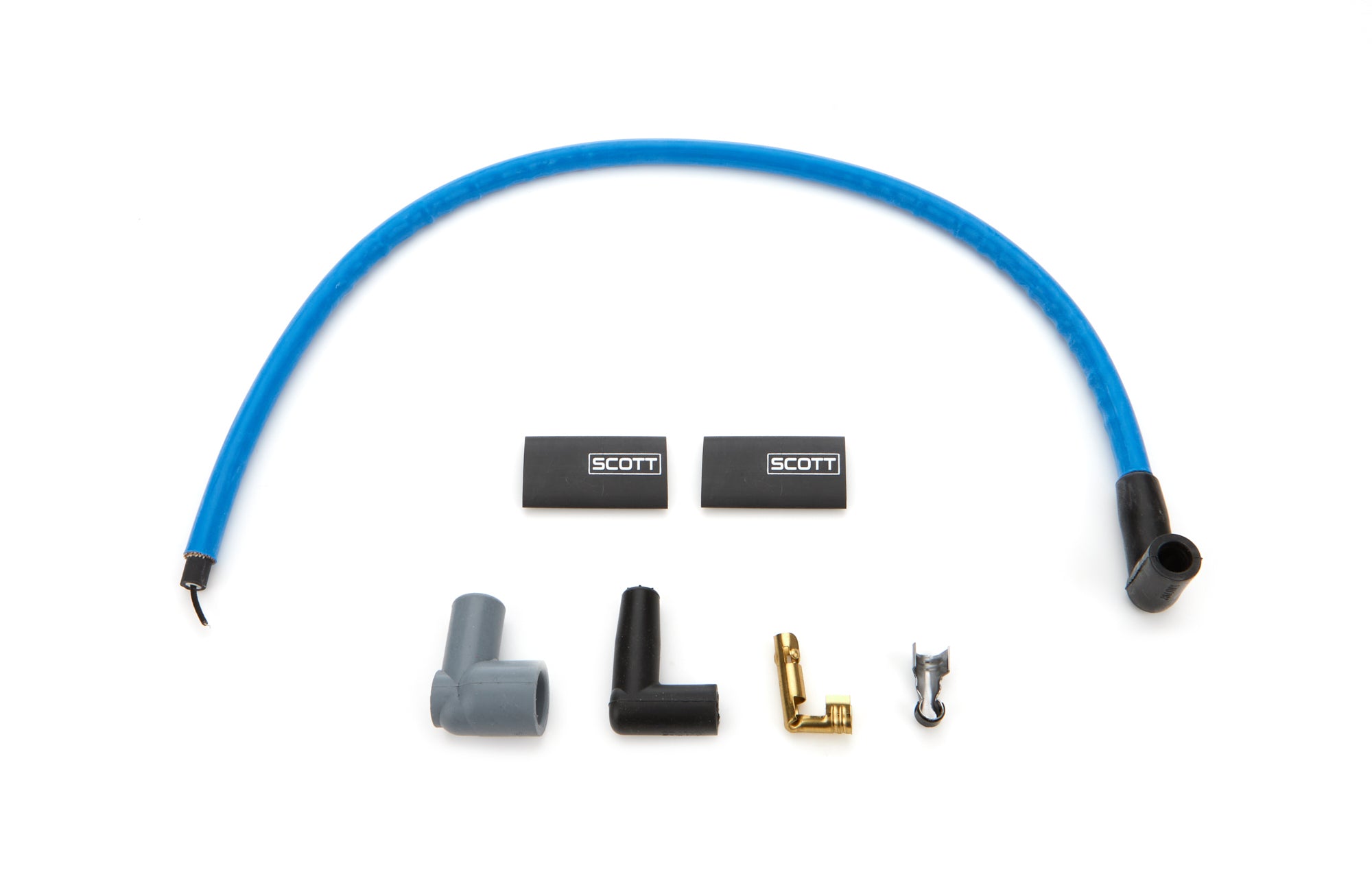 scott performance wire CH-CW24-4 24in Coil Wire Kit - Blue scott performance wire CH-CW24-4