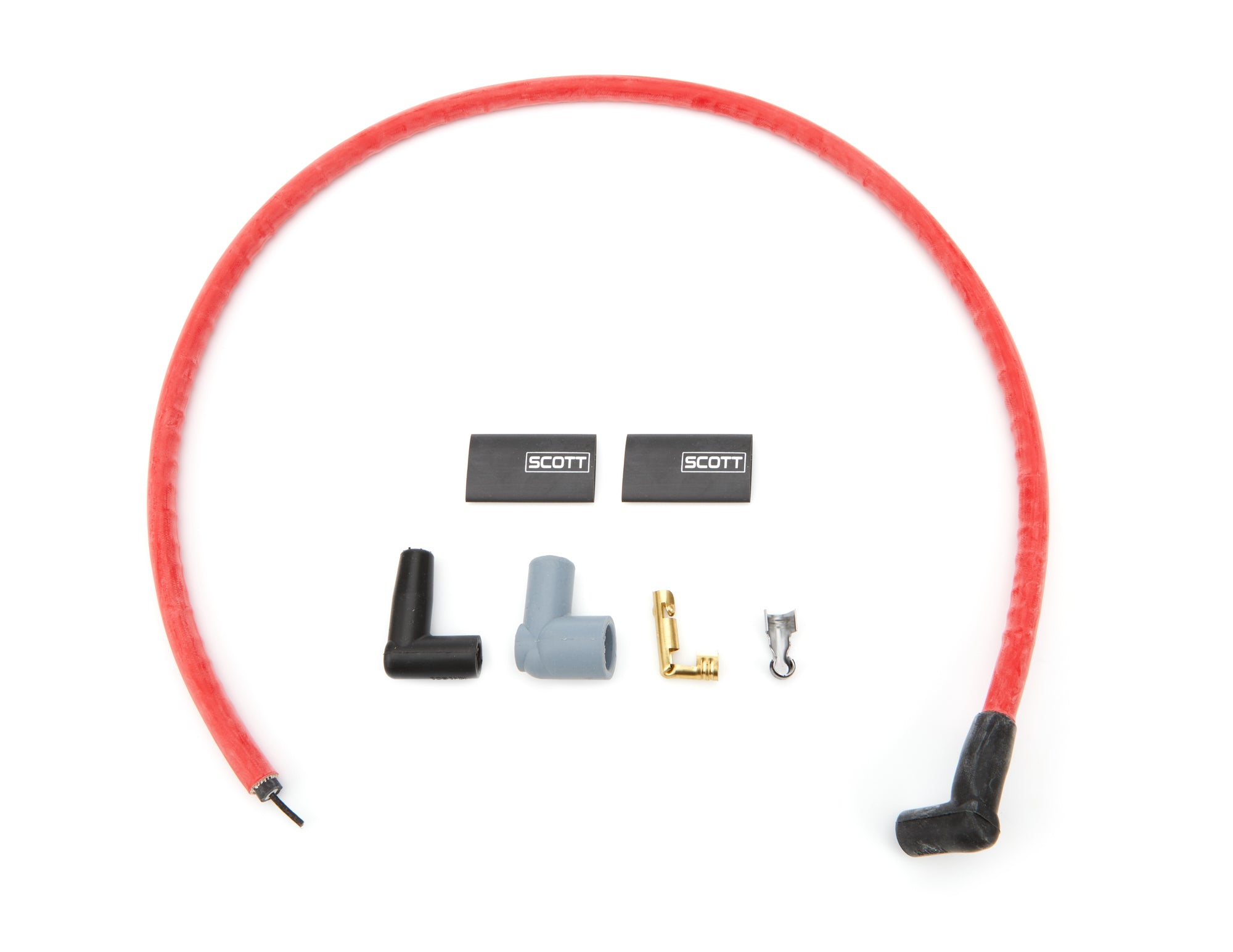 scott performance wire CH-CW36-2 36in Coil Wire Kit - Red scott performance wire CH-CW36-2