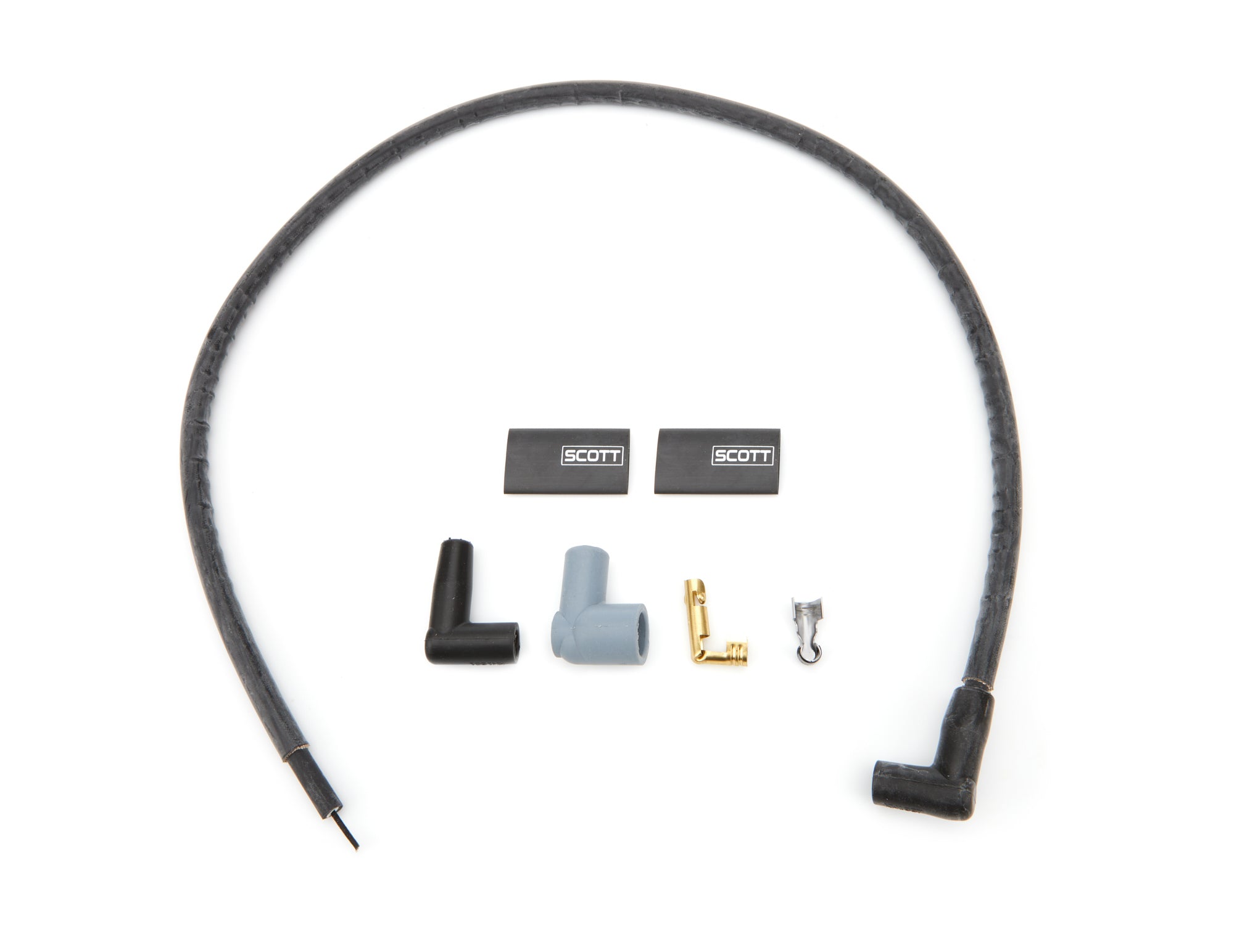scott performance wire CH-CW48-1 48in Coil Wire Kit - Black scott performance wire CH-CW48-1
