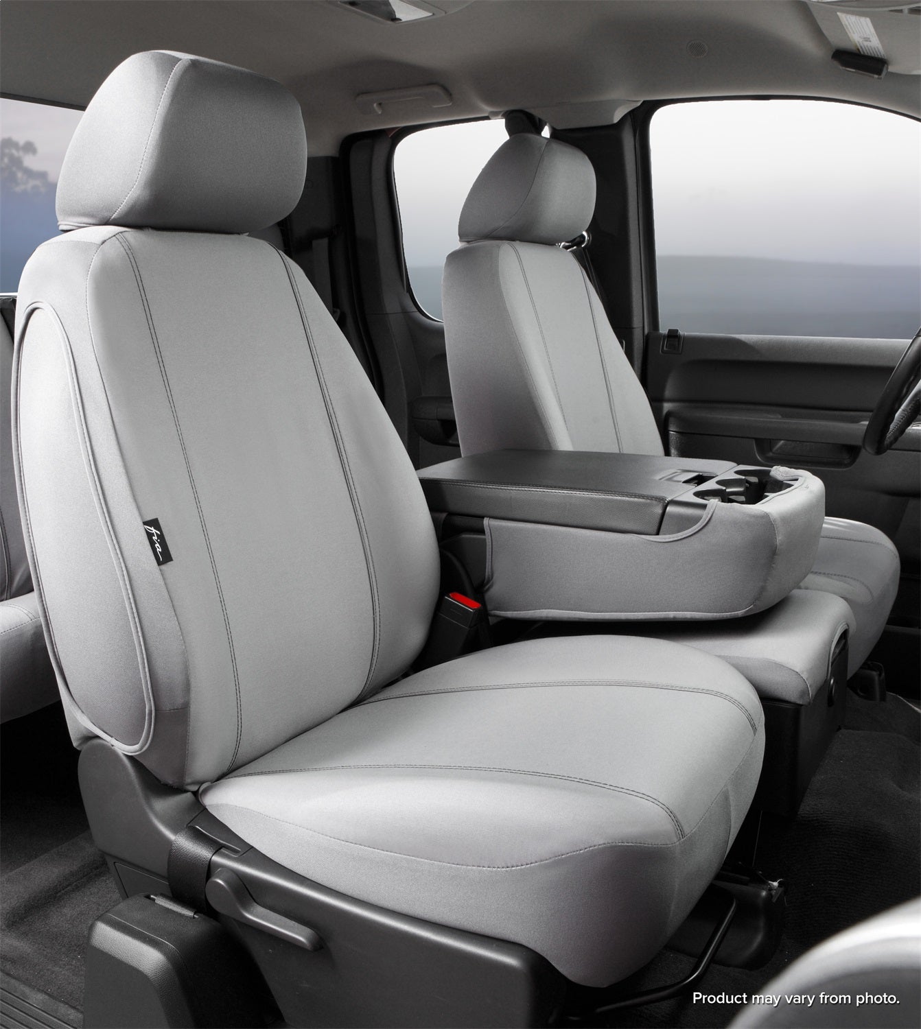FIA SP88-38 GRAY Seat Protector™ Custom Seat Cover; Split Seat 40/20/40; Gray; FIA SP88-38 GRAY