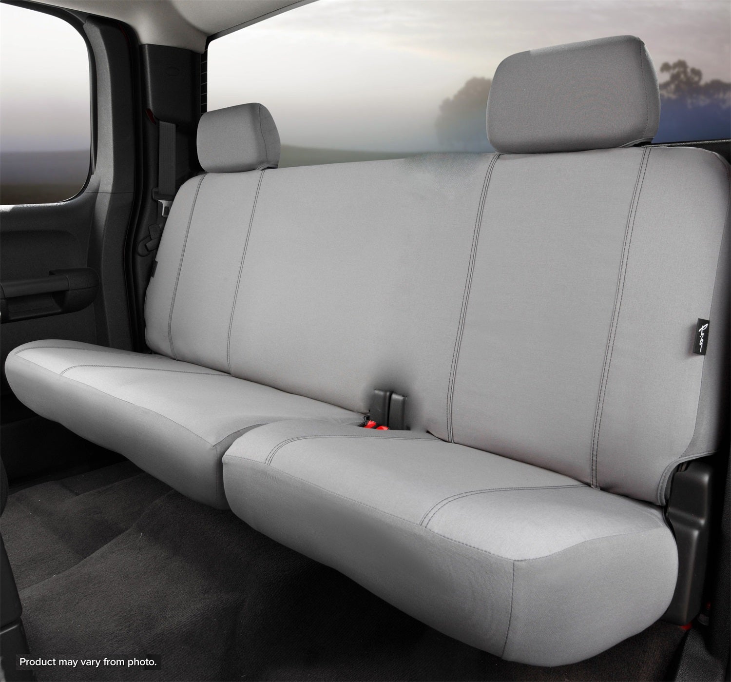 FIA SP85-2 GRAY Seat Protector™ Custom Seat Cover; Rear; Split Seat; 40/60; Gray; FIA SP85-2 GRAY