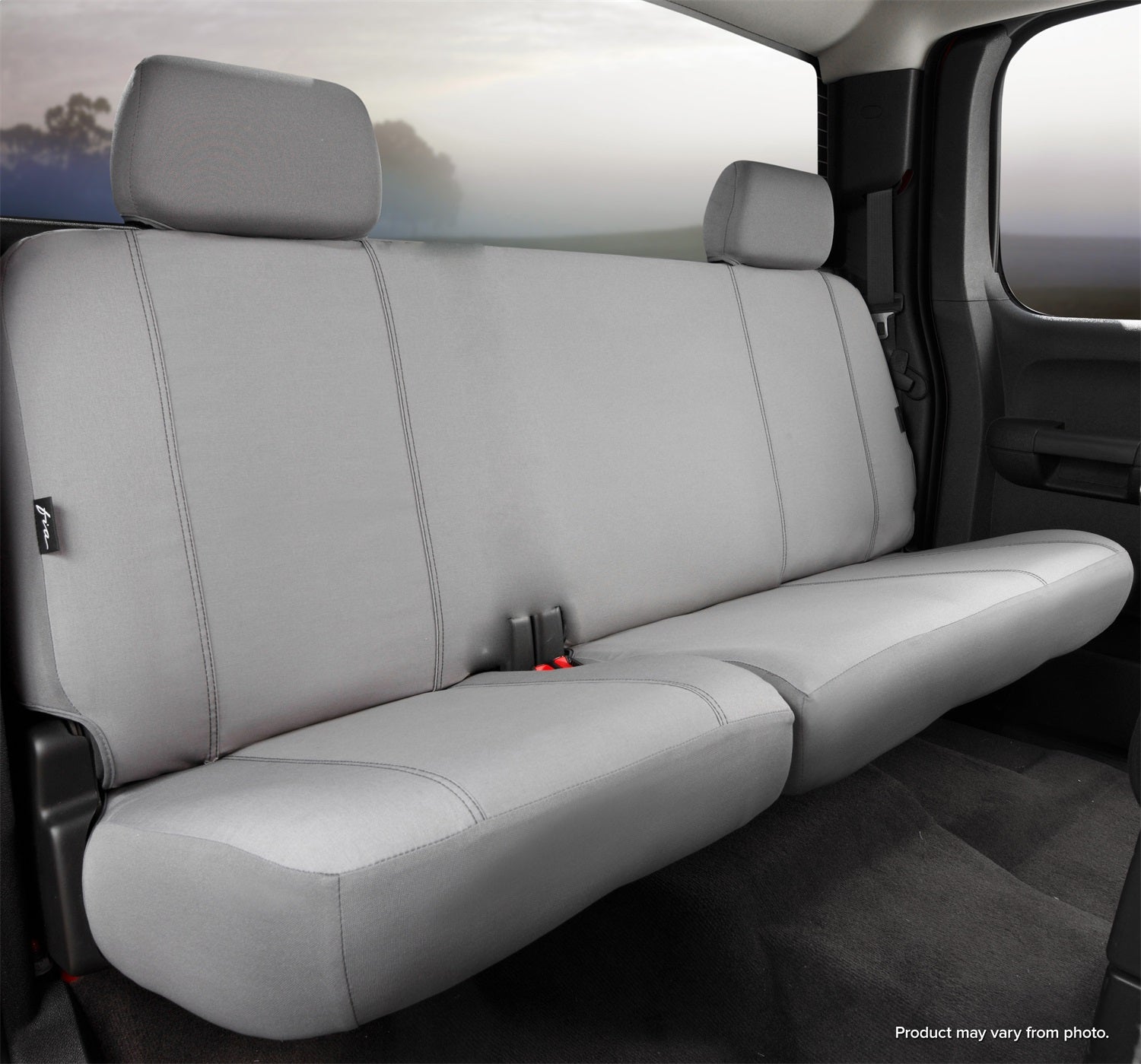 FIA SP85-10 GRAY Seat Protector™ Custom Seat Cover; Rear; Split Seat; 60/40; Gray; FIA SP85-10 GRAY