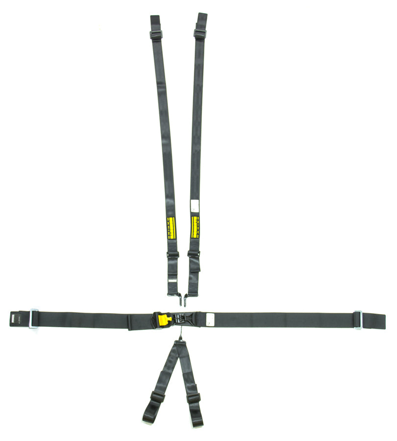 Schroth Racing sr 76560H 6pt Harness System SFI LatchLink Black HANS Schroth Racing sr 76560H