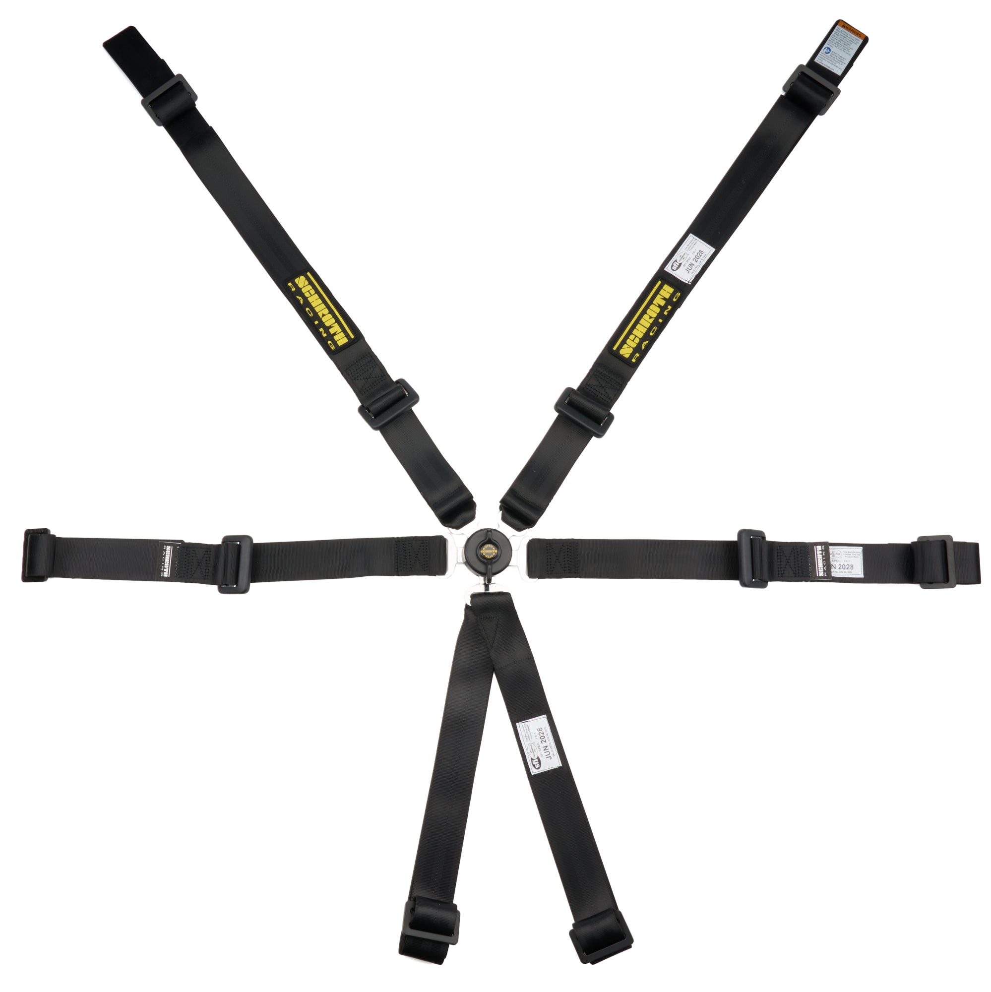 Schroth Racing sr 91152PU O-6 6pt Harness Profi 2x2 Pull-Up Lap Schroth Racing sr 91152PU O-6