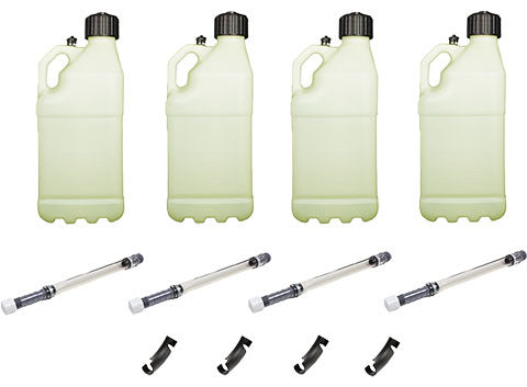 Sunoco M7500GL-MSM-BOD Glow-In-Dark Utility Jug 5 Gal Case Kit Sunoco M7500GL-MSM-BOD