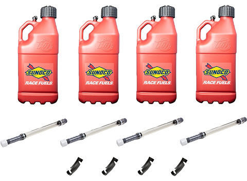 Sunoco M7500RD-MSM-BOD Red Utility Jug 5 Gal Case Kit Sunoco M7500RD-MSM-BOD