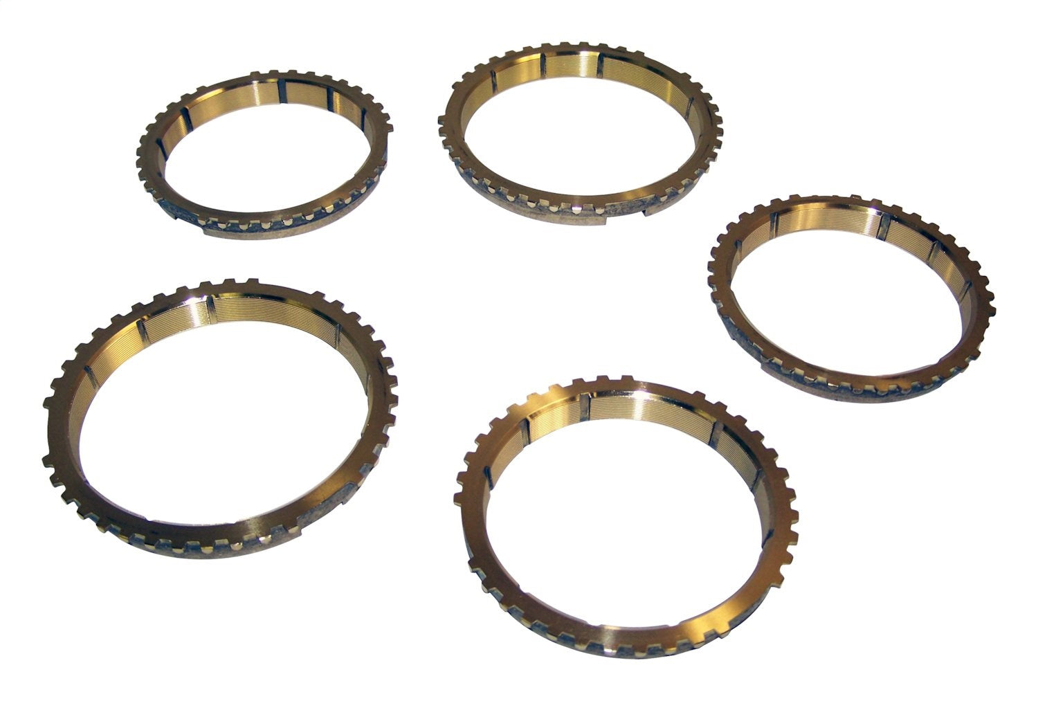 Crown Automotive Jeep Replacement SRKAX15L Synchronizer Blocking Ring Set; 1st/2nd/3rd/4th And 5th Gear; Crown Automotive Jeep Replacement SRKAX15L