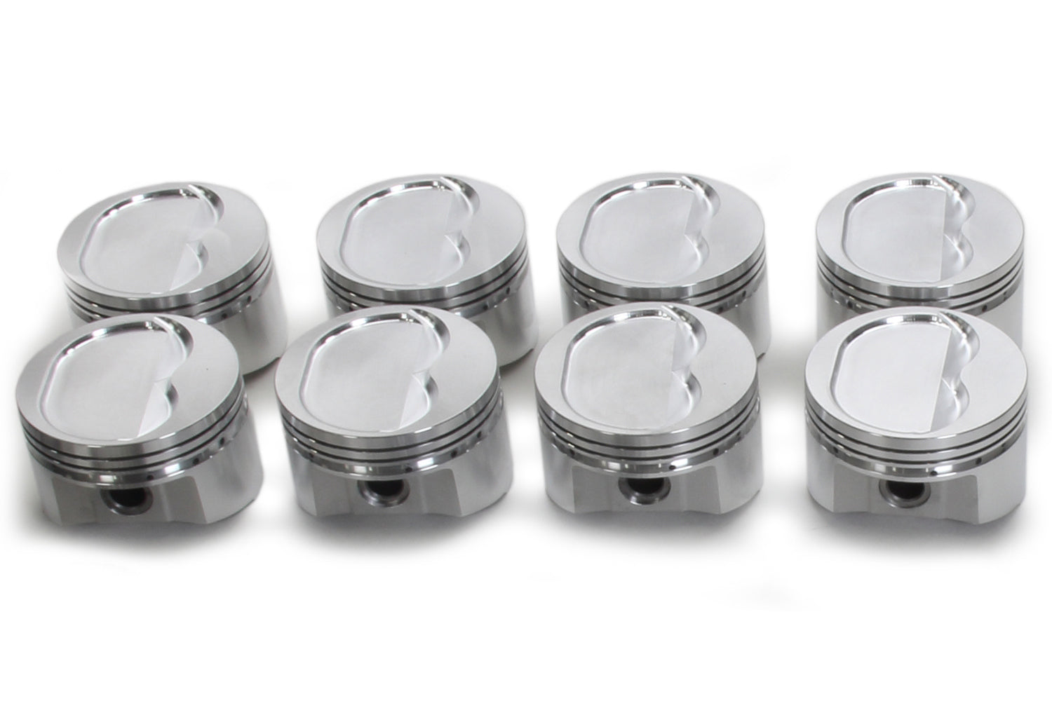 SPORTSMAN RACING PRODUCTS 139632 SBC Dished Piston Set 4.030 Bore -24cc SPORTSMAN RACING PRODUCTS 139632